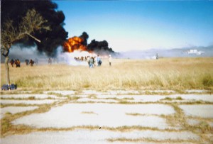 Fire scene